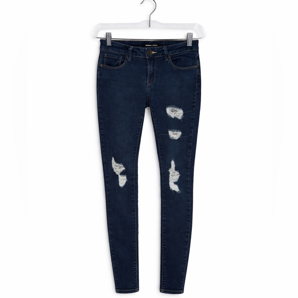 Bluenotes Dark Wash Distressed Skinny Jeans – Size 24/27